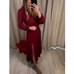 Sukienka Chieri, bordowa