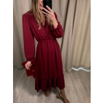 Sukienka Chieri, bordowa