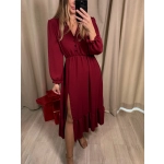 Sukienka Chieri, bordowa