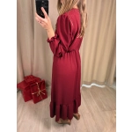 Sukienka Chieri, bordowa