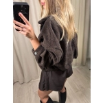 Kurtka Tori II, czekoladowa