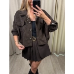 Kurtka Tori II, czekoladowa