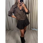 Kurtka Dikdik II, EcoZamsz, czekoladowa