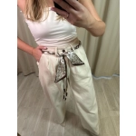 Spodnie Nastro, kremowe