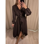 Sukienka Prima, czekoladowa