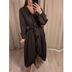 Sukienka Prima, czekoladowa