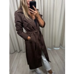 Płaszcz Viral, czekoladowy