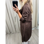 Płaszcz Viral, czekoladowy