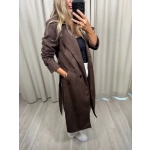 Płaszcz Viral, czekoladowy