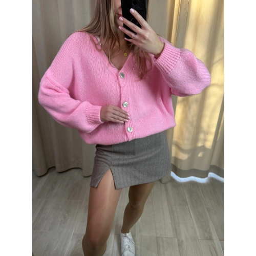 Sweter Carmella, cukierkowy róż