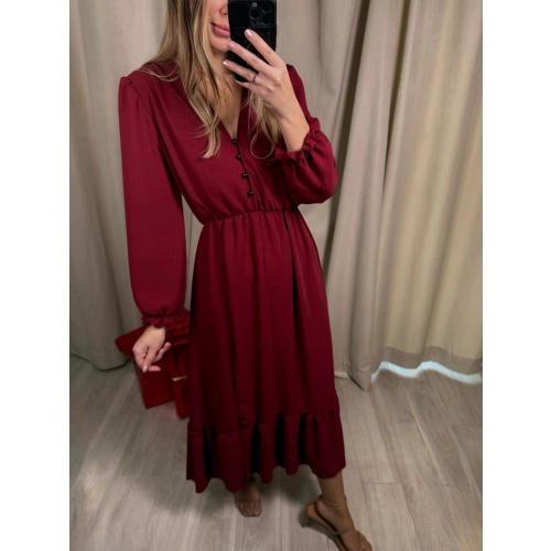 Sukienka Chieri, bordowa