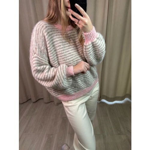 Sweter Elio, kremowo-taupe