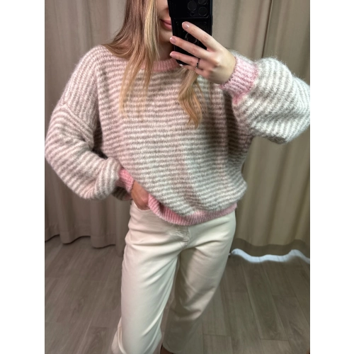 Sweter Elio, kremowo-taupe