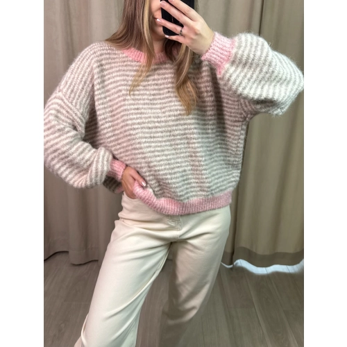 Sweter Elio, kremowo-taupe