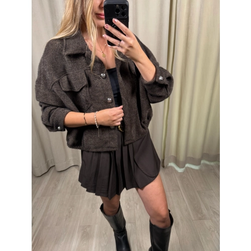 Kurtka Tori II, czekoladowa