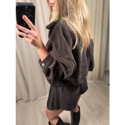 Kurtka Tori II, czekoladowa