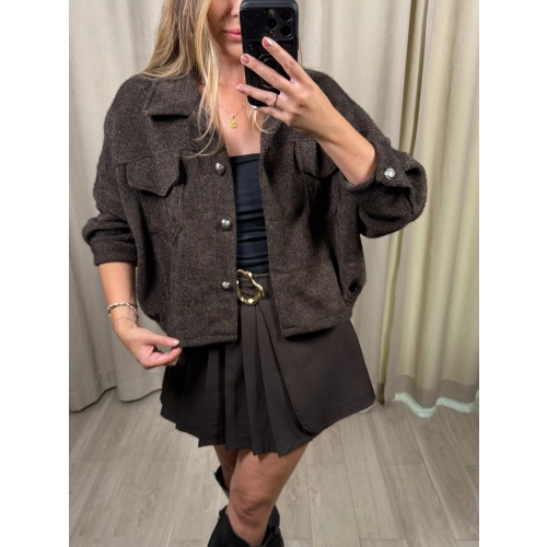 Kurtka Tori II, czekoladowa