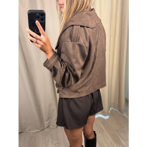 Kurtka Dikdik II, EcoZamsz, czekoladowa