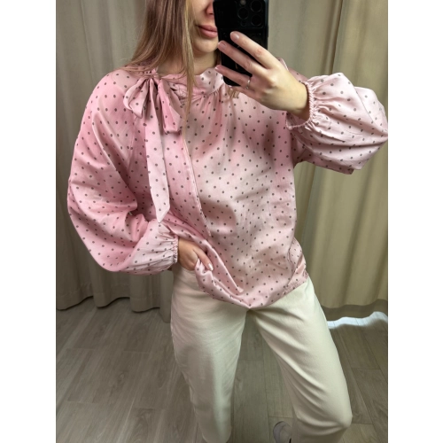 Koszula Piselli, pudrowy róż