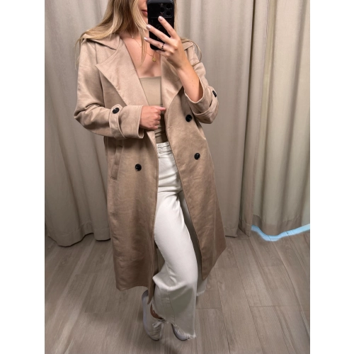 Płaszcz "Eko Antylopa" Beżowy