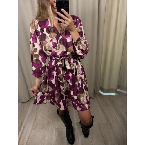 Sukienka "Impala" Kółka Purpurowa