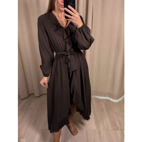 Sukienka Prima, czekoladowa