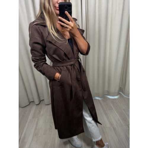 Płaszcz Viral, czekoladowy