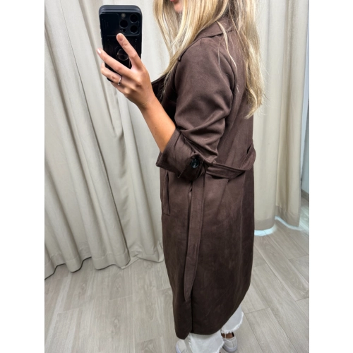 Płaszcz Viral, czekoladowy